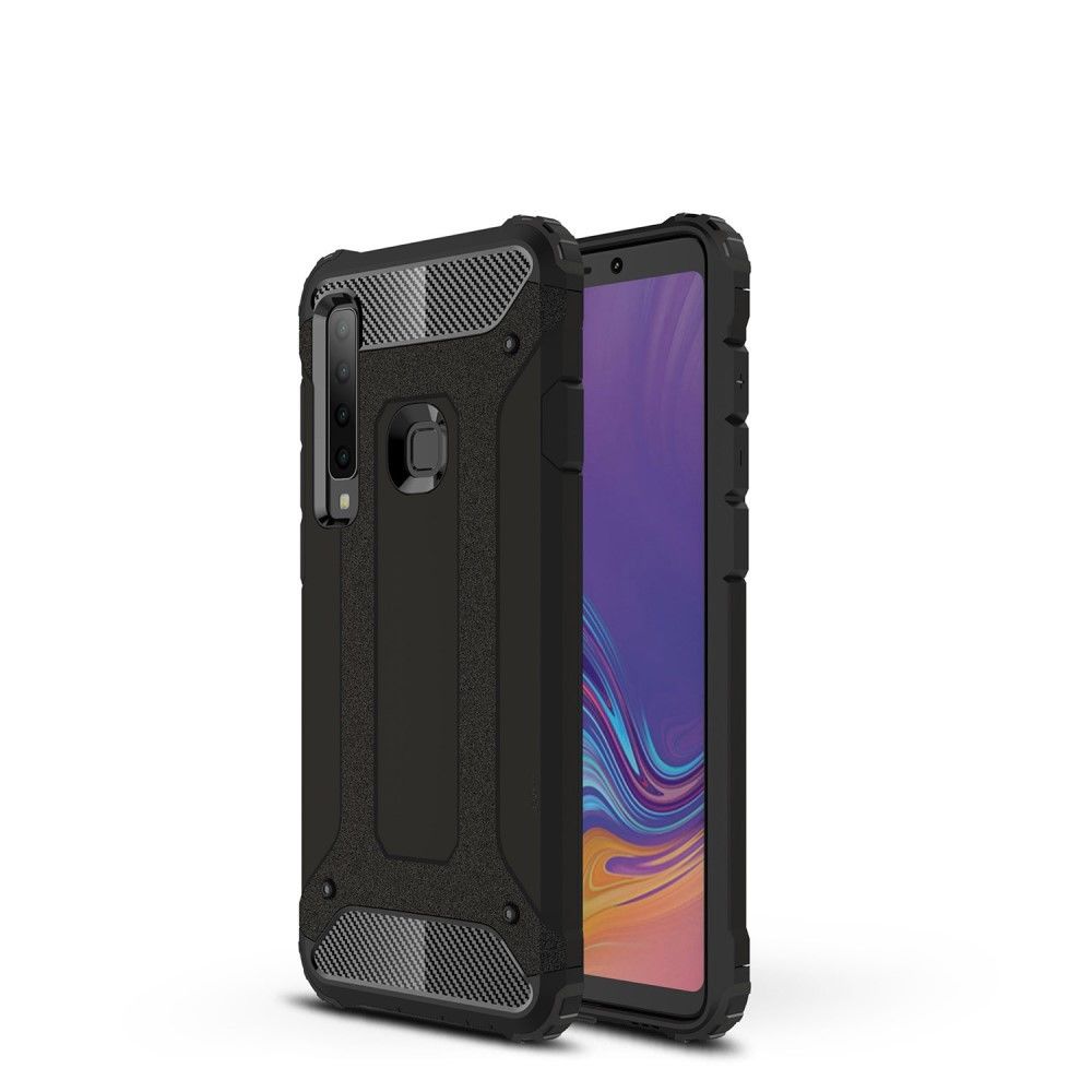 Kabiloo - Coque Hybrid Duo noir pour Galaxy A9-2018 - Coque, étui smartphone