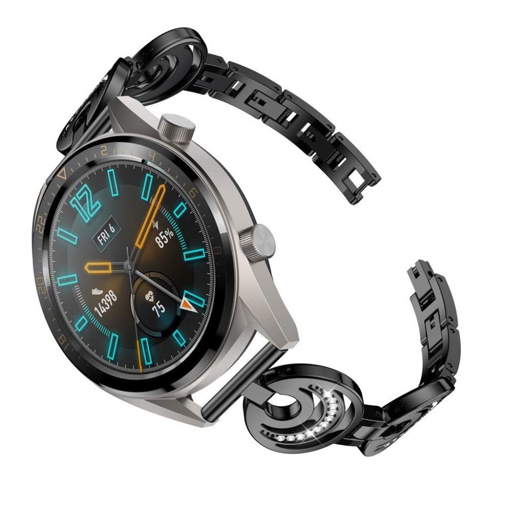marque generique - Bracelet en métal noir pour votre Huawei Watch GT - Accessoires bracelet connecté