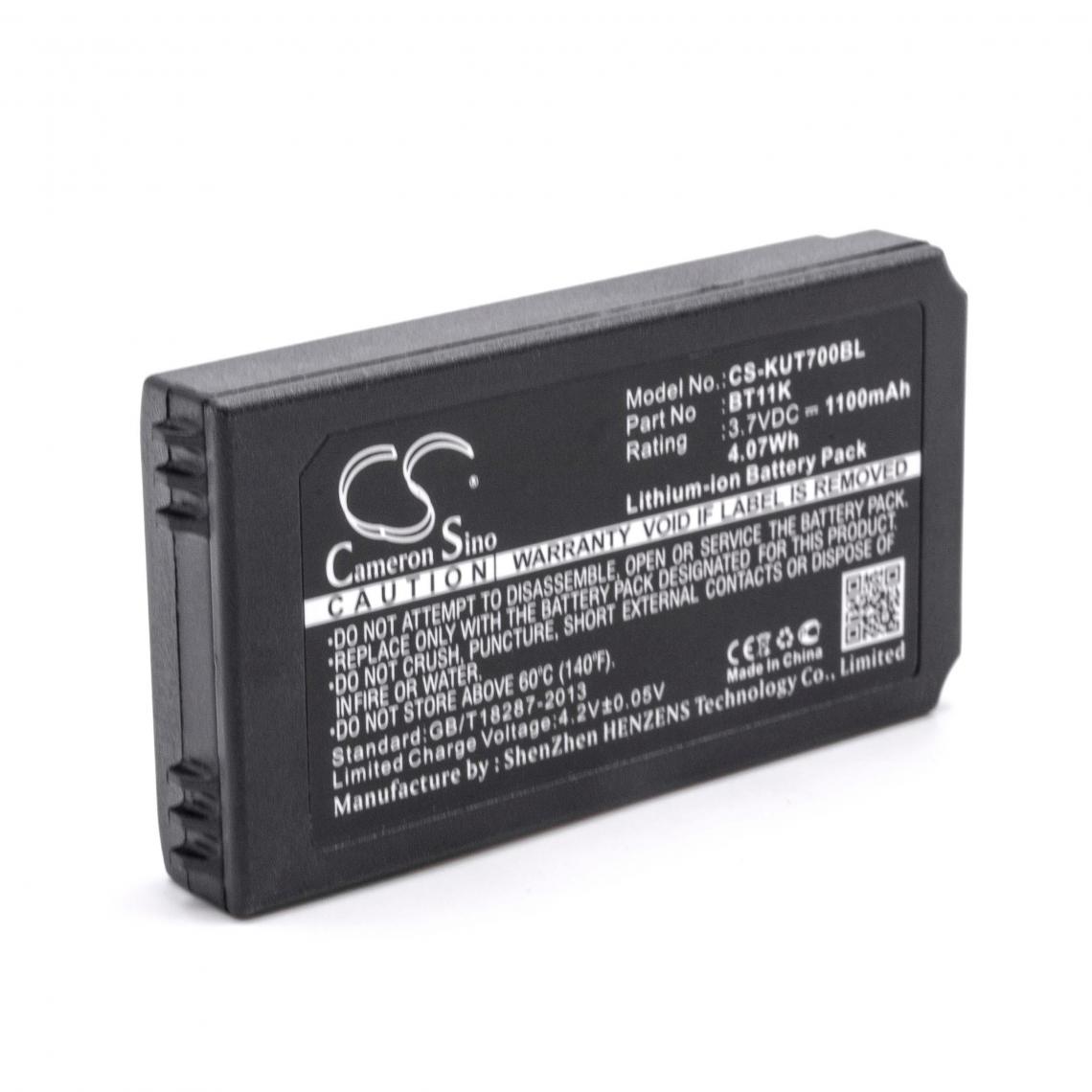 Vhbw - vhbw Batterie Li-Ion 1100mAh (3.7V) pour télécommande à distance Control comme Ikusi BT11K - Autres accessoires smartphone