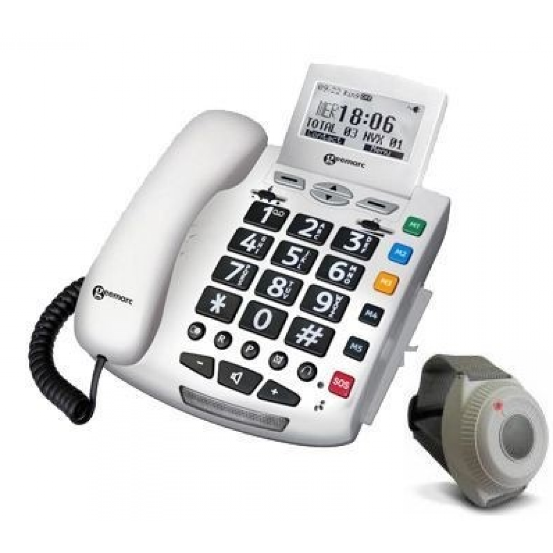 Geemarc - Geemarc Serenities PTI - Téléphone fixe filaire