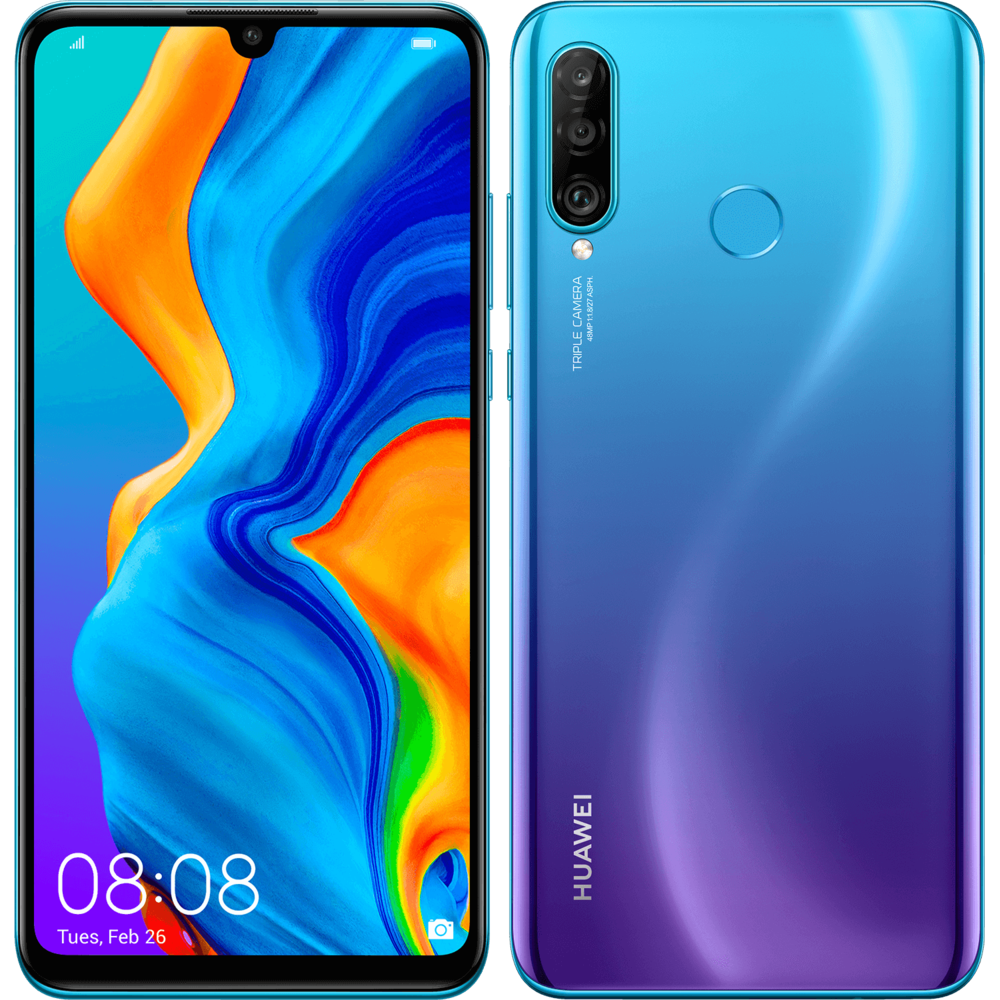 Huawei - P30 Lite - 6 / 128Go - Bleu Turquoise - Smartphone Android