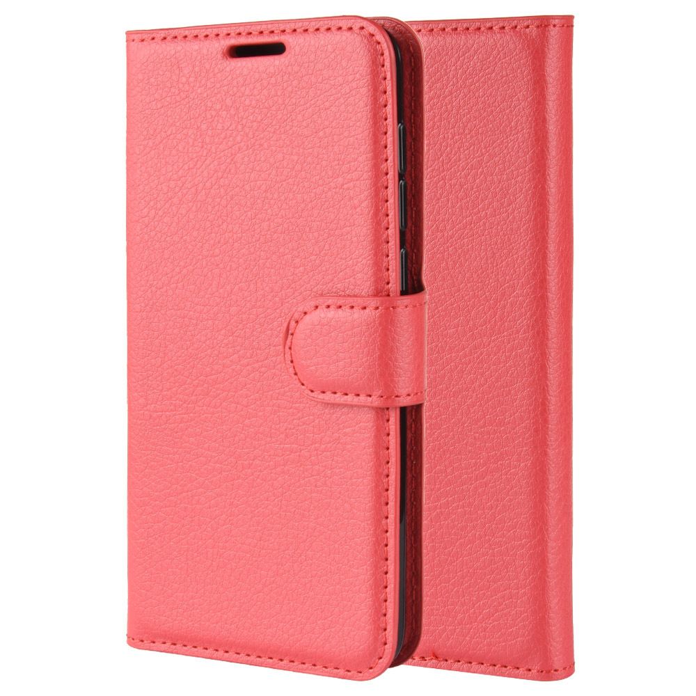marque generique - Etui coque en cuir Folio Portefeuille anti-choc pour Redmi GO - Rouge - Autres accessoires smartphone