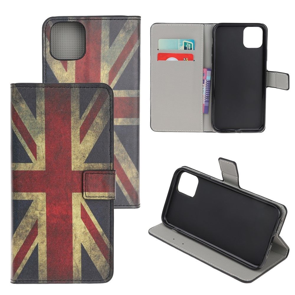 marque generique - Etui en PU impression de motifs avec support drapeau britannique pour votre Apple iPhone XR 6.1 pouces (2019) - Coque, étui smartphone