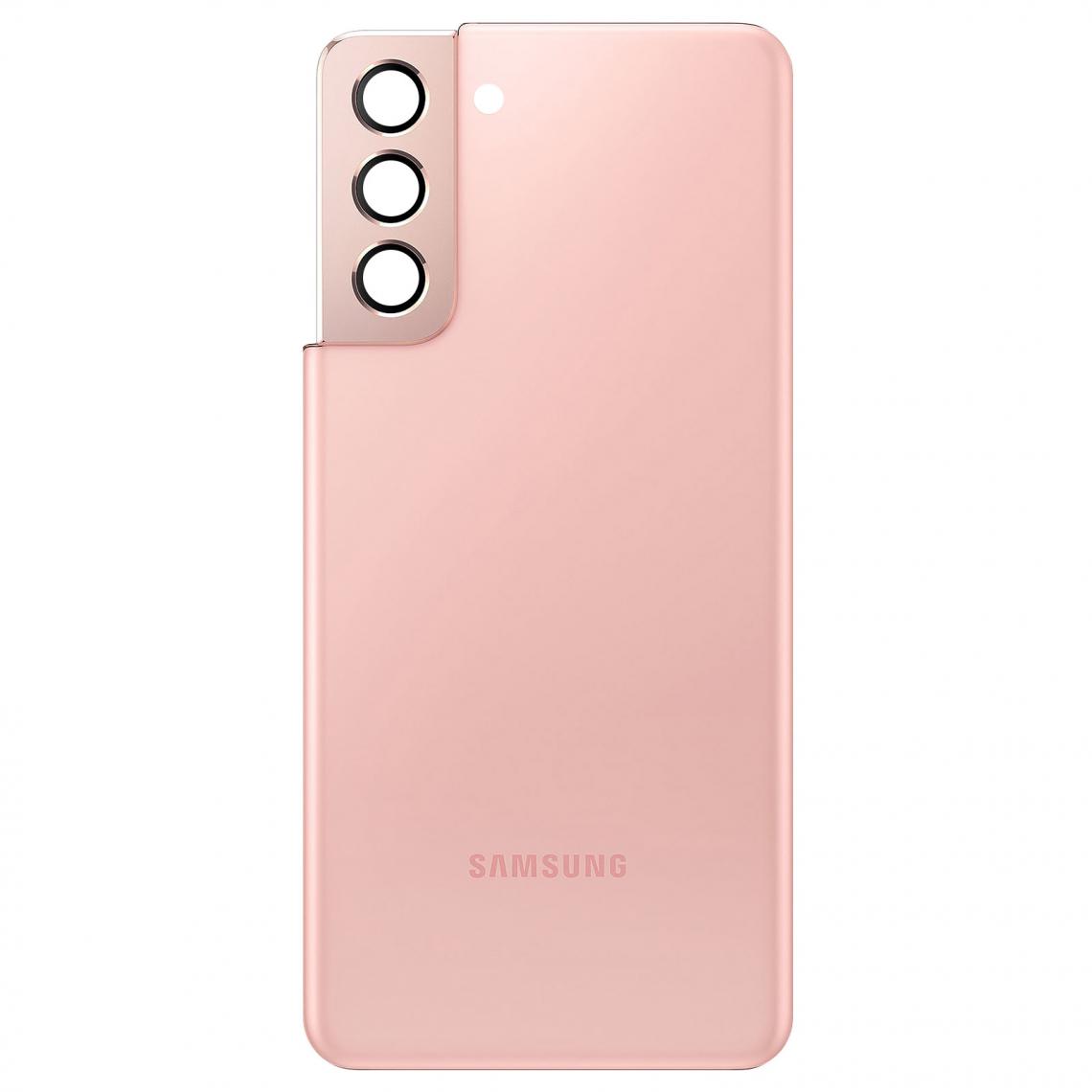 Samsung - Cache Batterie Samsung Galaxy S21 Façade Arrière Originale Samsung Rose fantôme - Autres accessoires smartphone