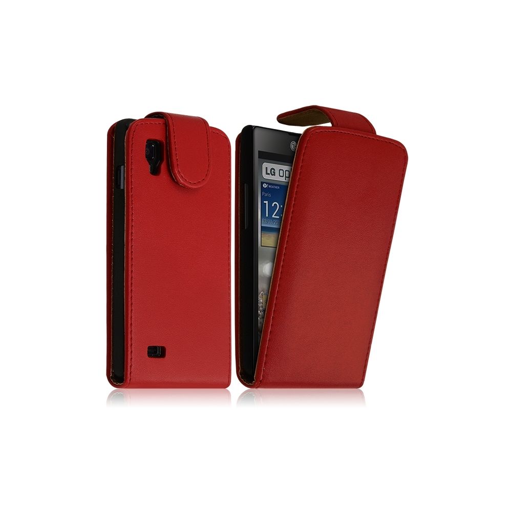 Karylax - Housse Coque Etui pour LG Optimus L9 couleur Rouge - Autres accessoires smartphone
