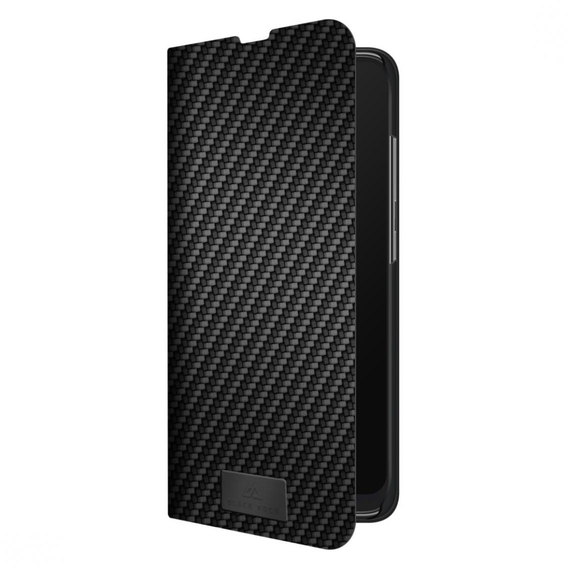 Black Rock - Etui portefeuille "Flex Carbon" pour Samsung Galaxy A72, noir - Coque, étui smartphone