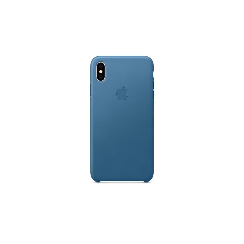 Apple - iPhone XS Max Leather Case - Bleu Cape Cod - Coque, étui smartphone