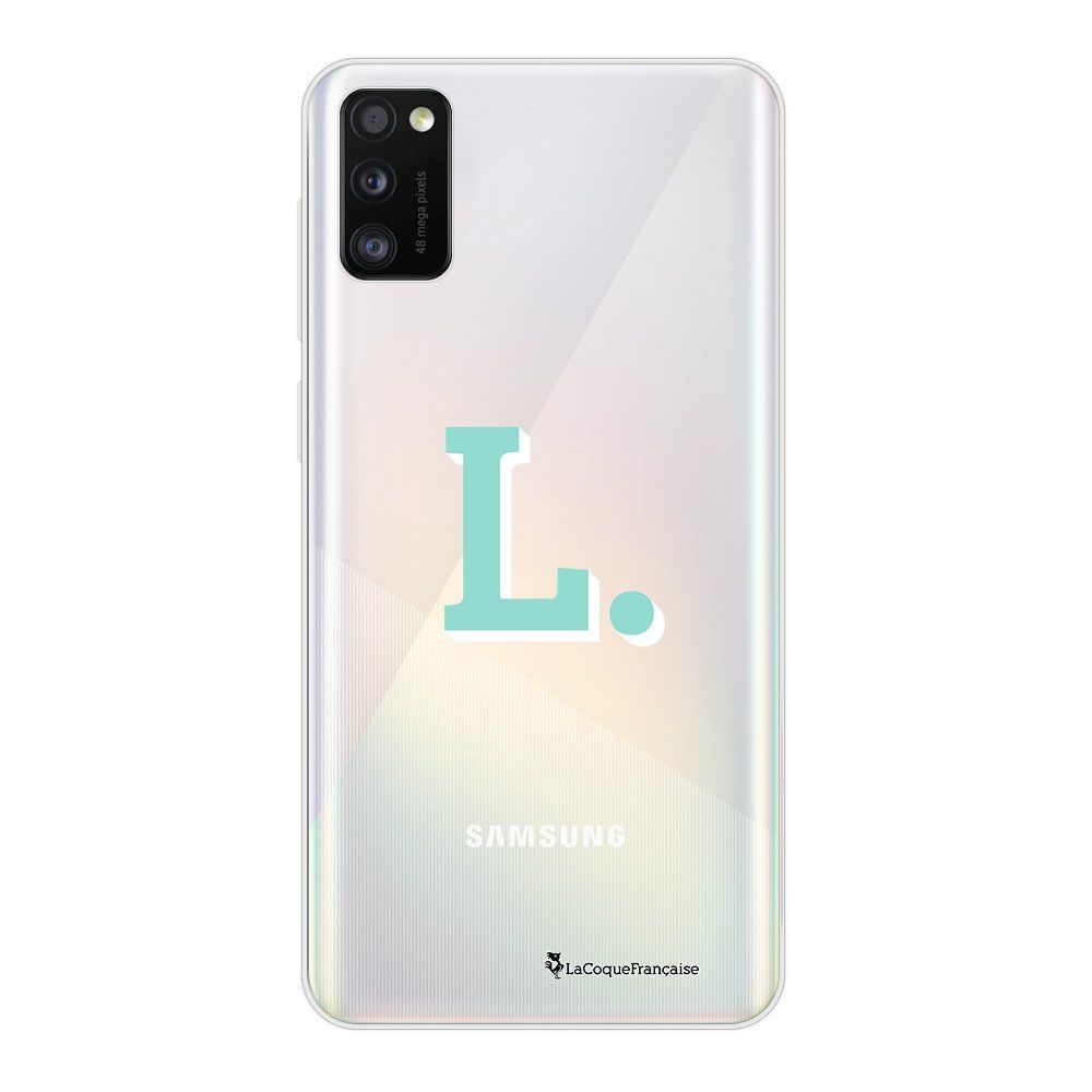 La Coque Francaise - Coque Samsung Galaxy A41 souple transparente Initiale L Motif Ecriture Tendance La Coque Francaise - Coque, étui smartphone