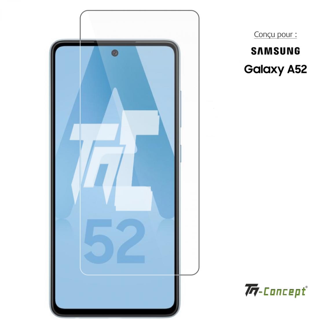 Tm Concept - Verre trempé - Samsung Galaxy A52 4G - TM Concept® - Protection écran smartphone
