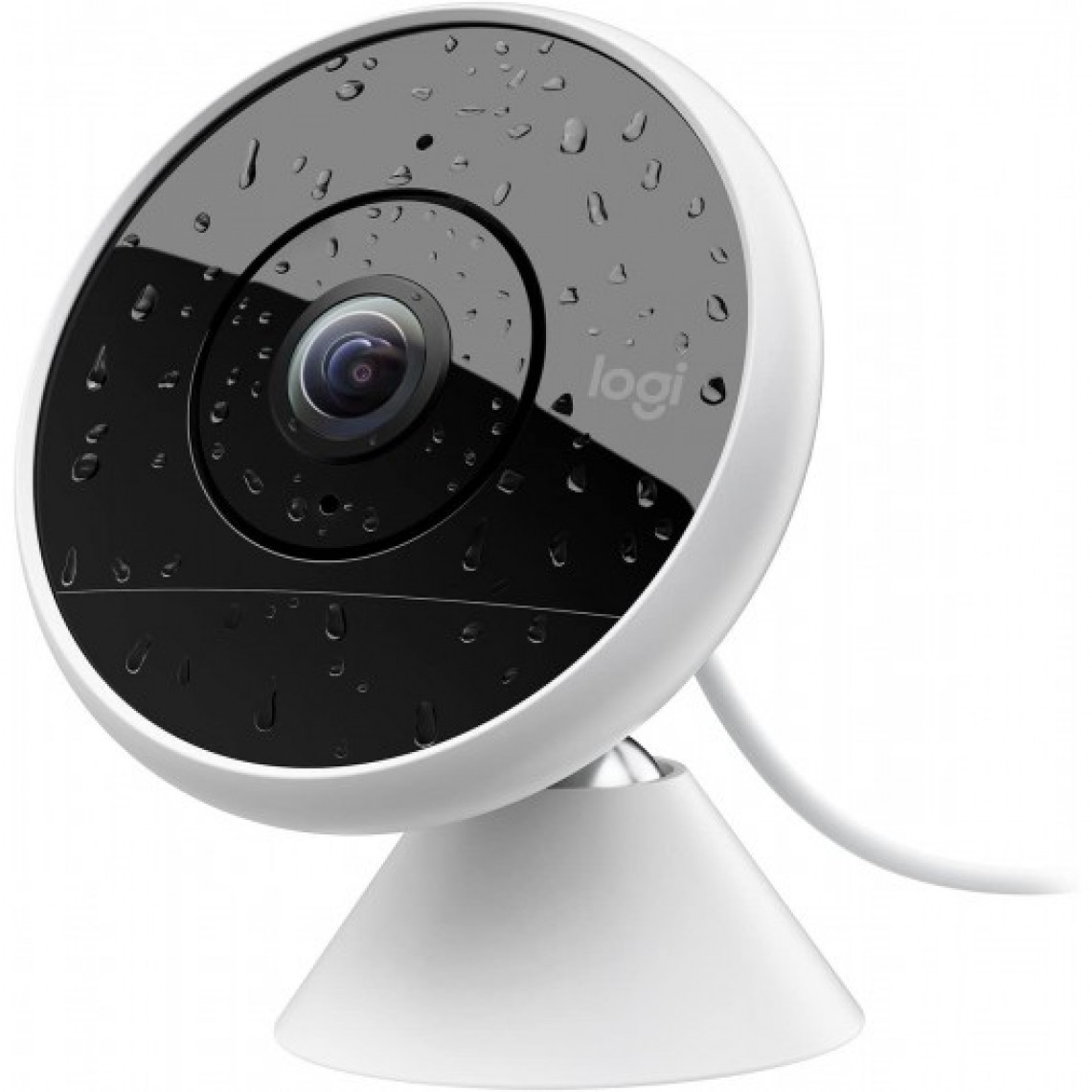 Logitech - Logitech Circle 2, la caméra de surveillance pour intérieur et extérieur - Caméra de surveillance connectée