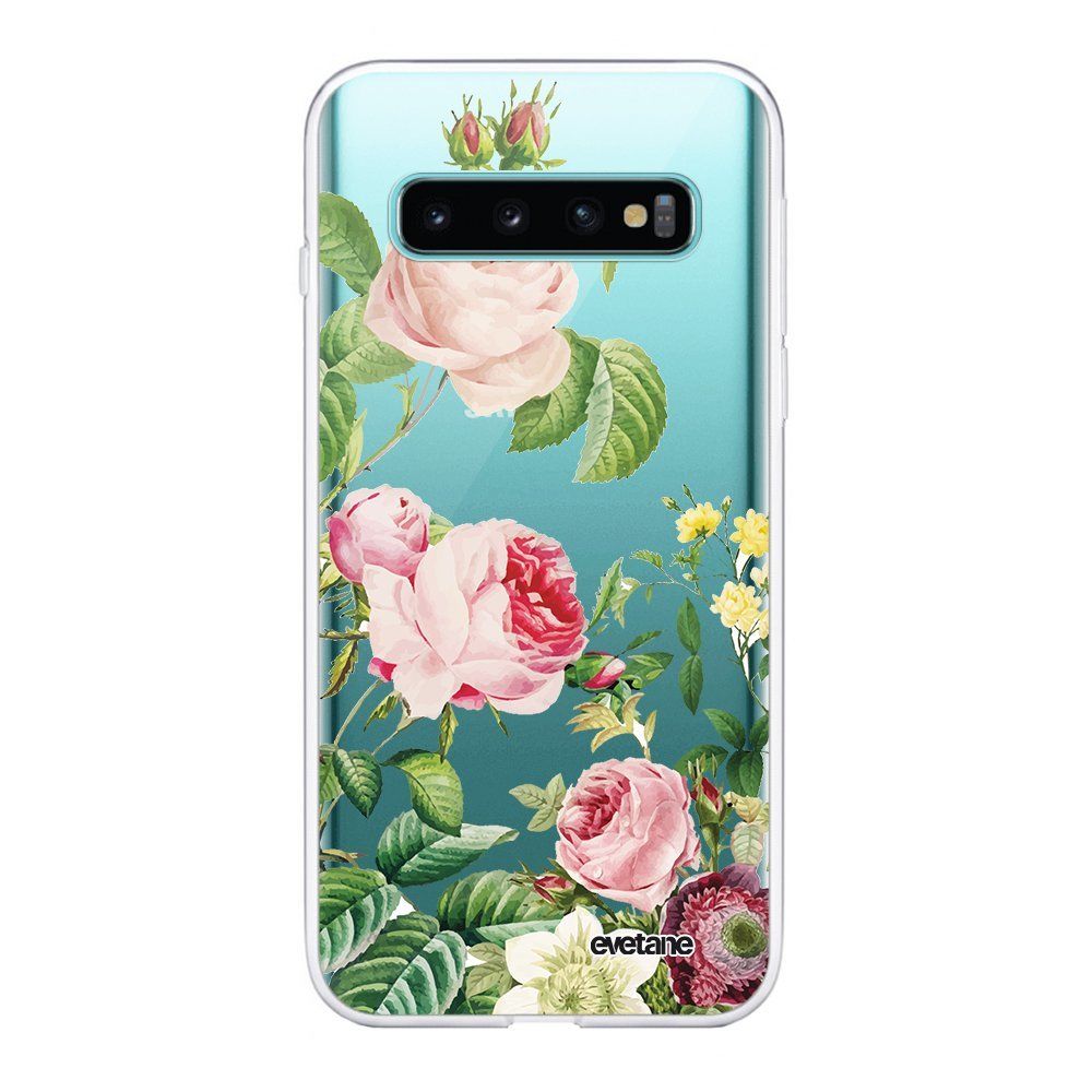 Evetane - Coque Samsung Galaxy S10 360 intégrale transparente Motifs Roses Ecriture Tendance Design Evetane. - Coque, étui smartphone