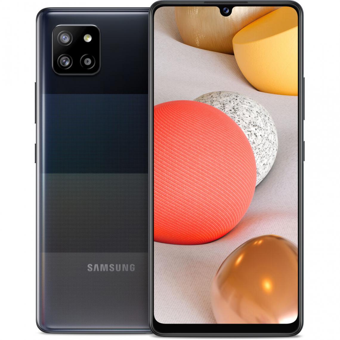 Samsung - SAMSUNG Galaxy A42 128GB (6GB RAM) 5G Dual Noir A426BD - Smartphone Android