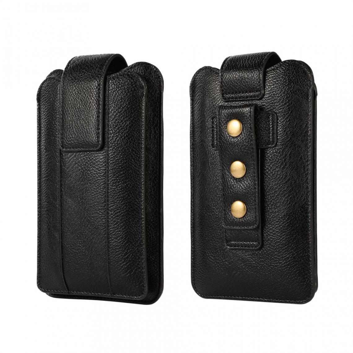 Other - Etui en PU Clip de ceinture à double poche taille Holster (taille L) noir pour votre Xiaomi Huawei iPhone - Coque, étui smartphone