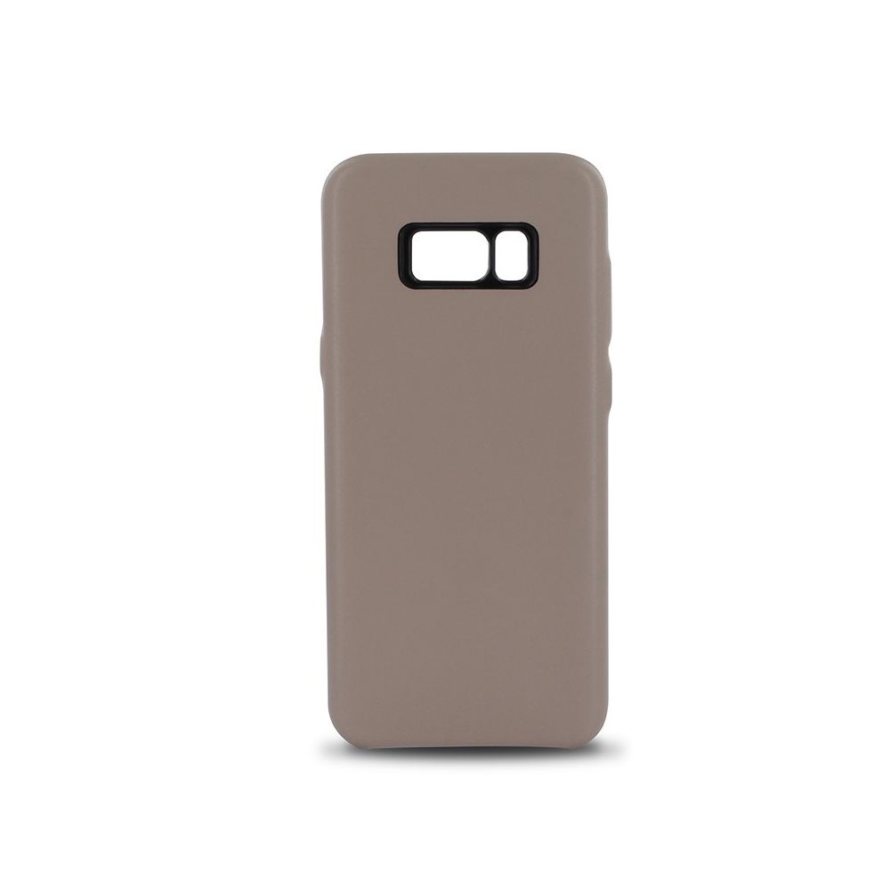 Mooov - Coque en cuir PU pour Galaxy S8+ beige - Autres accessoires smartphone