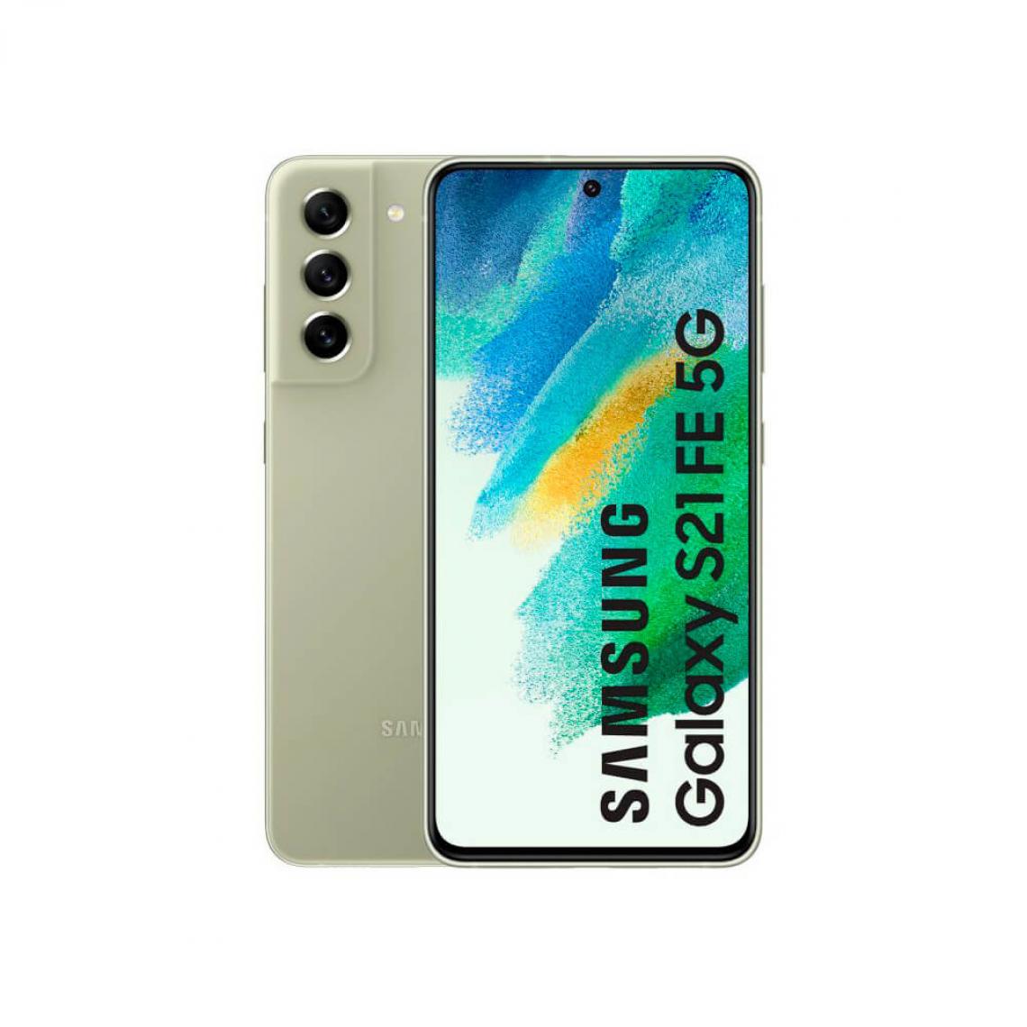 Samsung - Samsung Galaxy S21 FE 5G 6GB/128GB Vert Olive (Olive) Dual SIM G990 - Smartphone Android