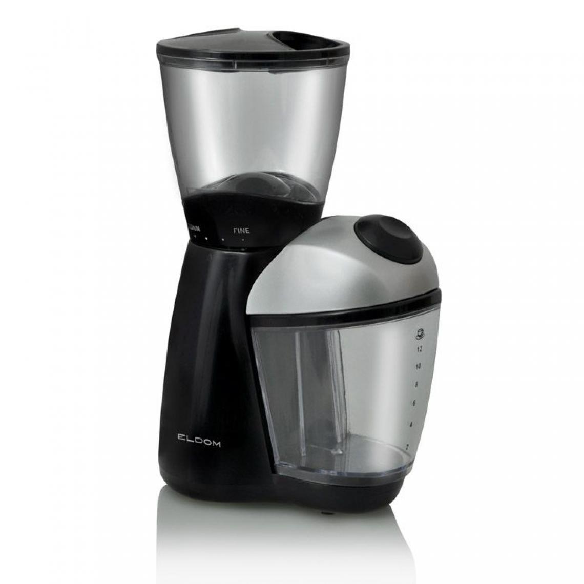 Eldom - ELDOM MK150 COFFEA coffee grinder, 100 W, ceramic burrs, 3 grinding thicknesses - Moulin à café