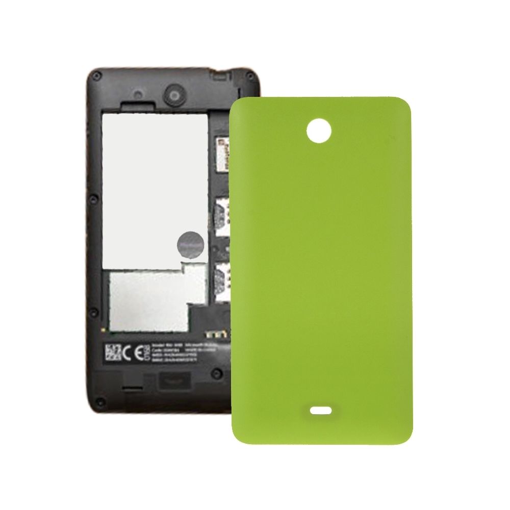 Wewoo - Coque arrière vert pour Microsoft Lumia 430 Couvercle en plastique givré de surface arrière - Autres accessoires smartphone