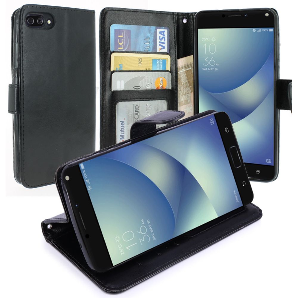 marque generique - Asus Zenfone 4 Max ZC554KL – Pro – Plus Housse Coque Etui de luxe Portefeuille Porte Carte Et Billet (avec support integré) - Autres accessoires smartphone