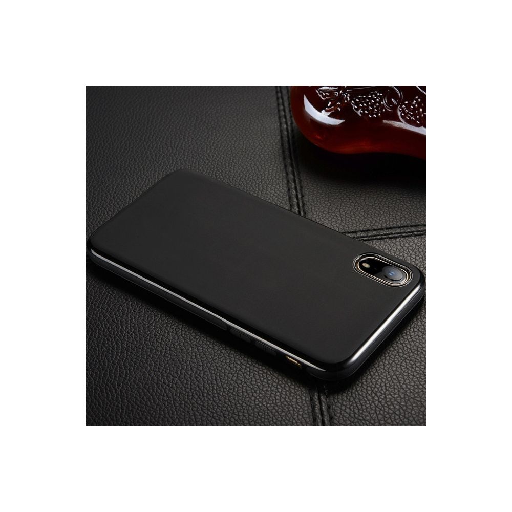 Wewoo - Coque Souple Étui TPU à aspiration magnétique série voiture de pour iPhone XR noir - Coque, étui smartphone