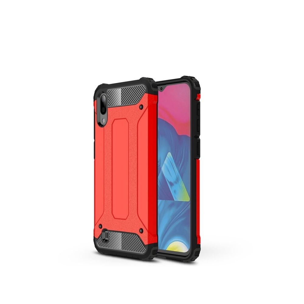 Wewoo - Coque Étui combiné TPU + PC pour Galaxy M10 (rouge) - Coque, étui smartphone