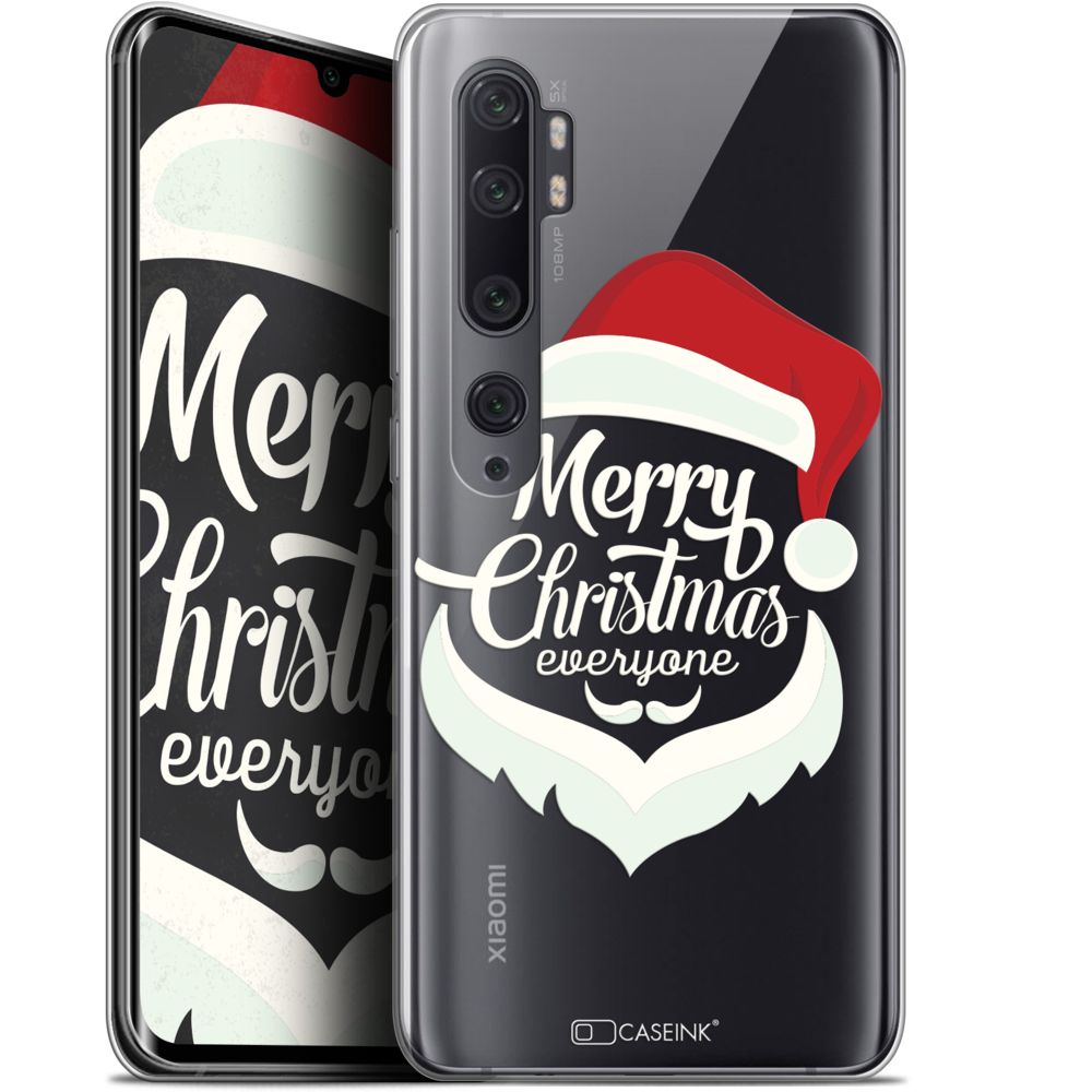 Caseink - Coque Pour Xiaomi Mi Note 10 / Pro (6.47 ) [Gel HD Collection Noël 2017 Design Merry Everyone - Souple - Ultra Fin - Imprimé en France] - Coque, étui smartphone
