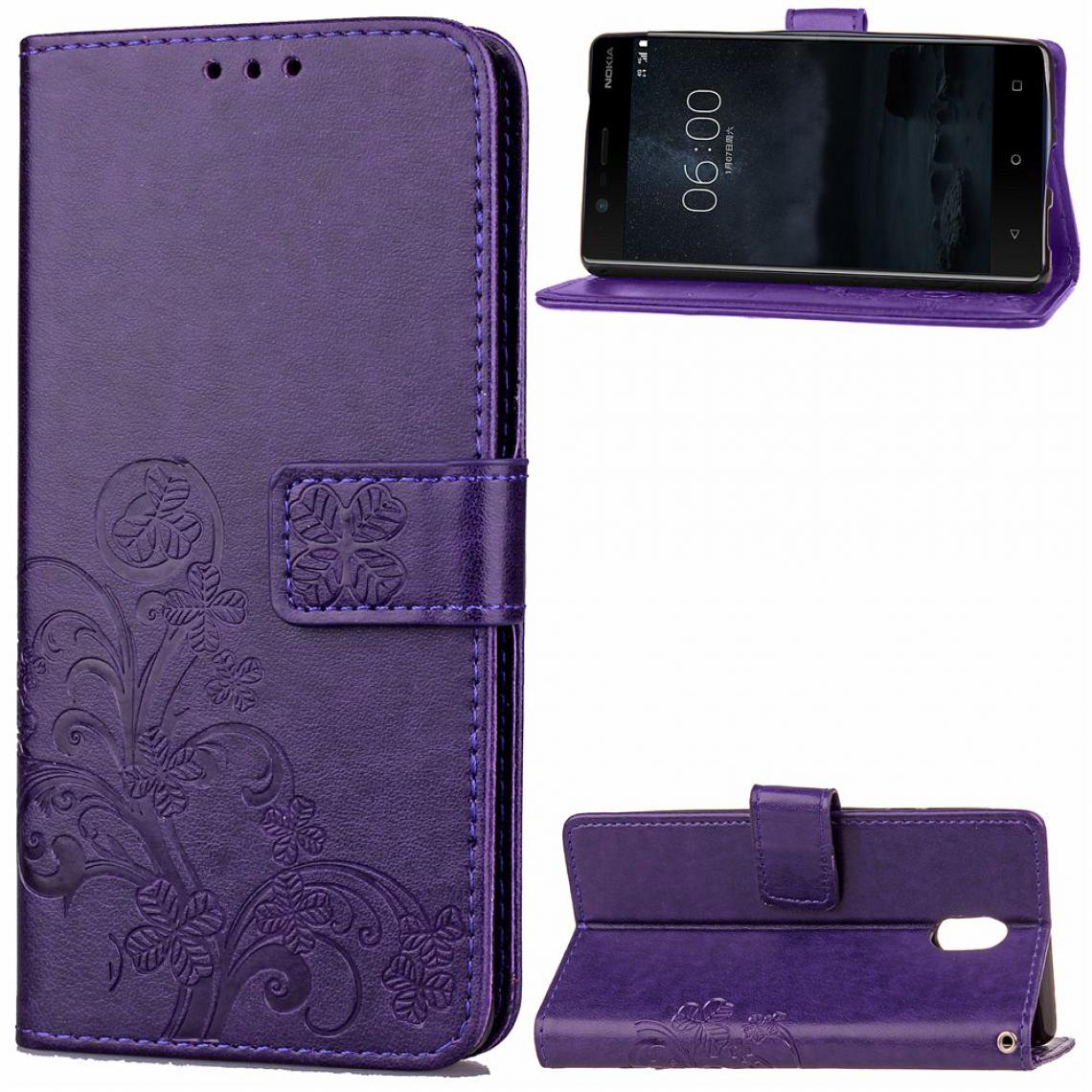OtterBox - Nokia 3 Housse Etui Coque de protection type portefeuille (lys) [Violet] - Coque, étui smartphone