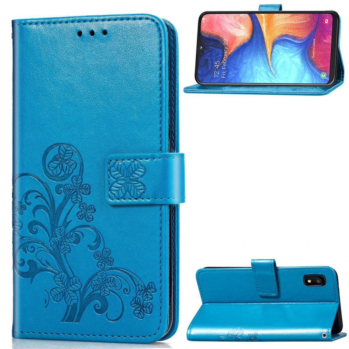 OtterBox - Samsung Galaxy A10E Housse Etui Coque de protection type portefeuille (lys) [Bleu] - Coque, étui smartphone