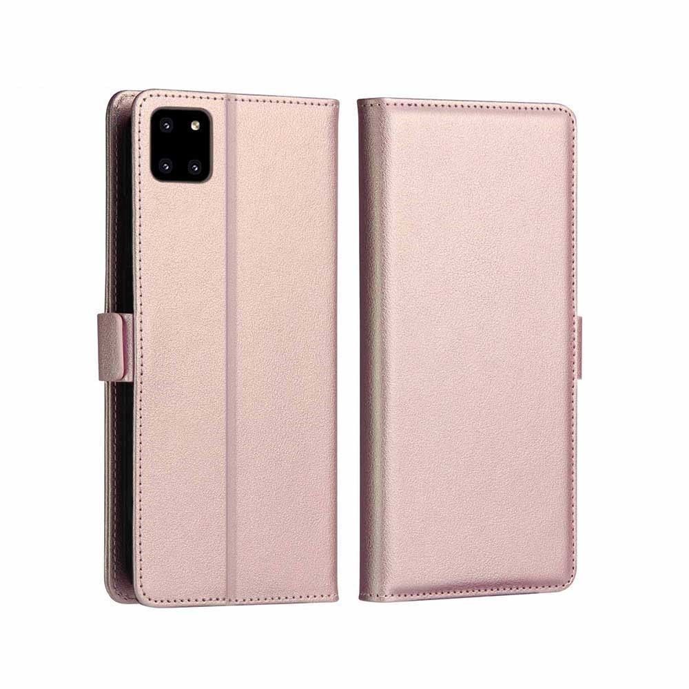 Generic - Etui en PU or rose pour votre Samsung Galaxy A81/Note 10 Lite - Coque, étui smartphone