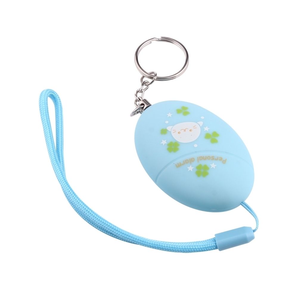 Wewoo - Alarme sonore bleu pour la fille et les enfants, 120Db personnelle de mini coffre-fort de football avec l'Anti-Rape - Alarme connectée
