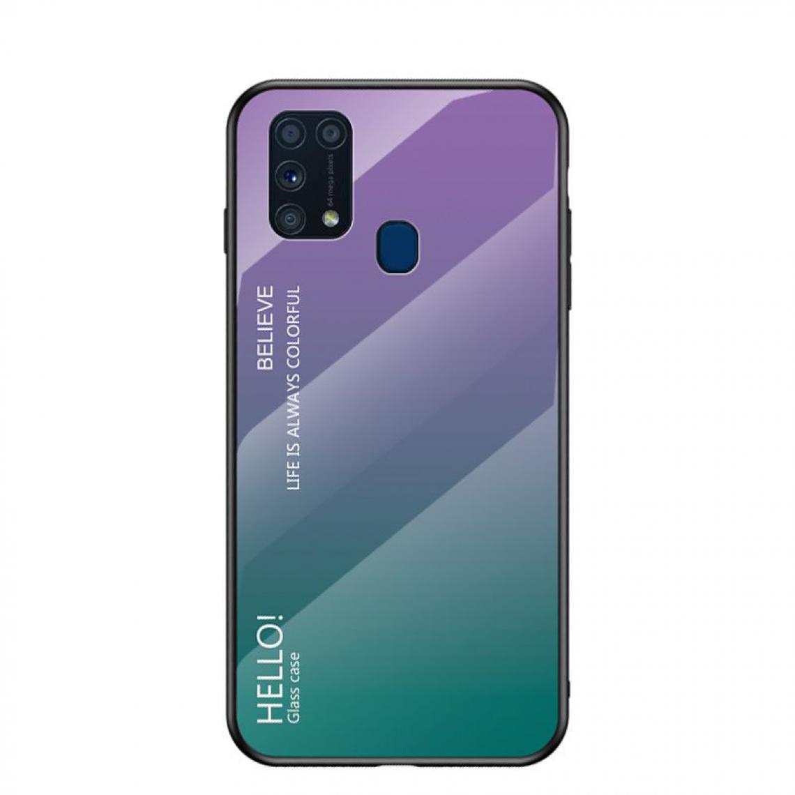 OtterBox - Housse Etui Coque de protection pour Samsung Galaxy M31 Arriere Rigide dégradé [Violet] - Coque, étui smartphone