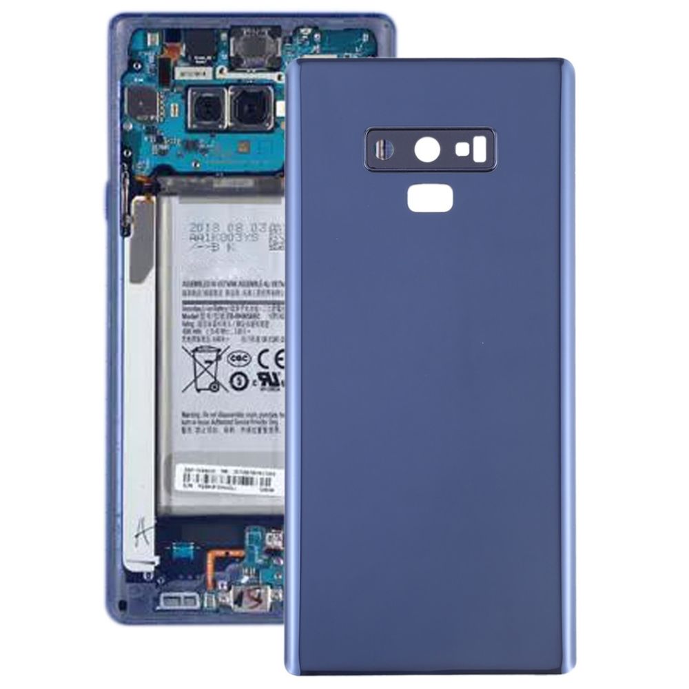 Wewoo - Coque Arrière de Batterie avec Objectif Caméra pour Galaxy Note9 Bleu - Coque, étui smartphone