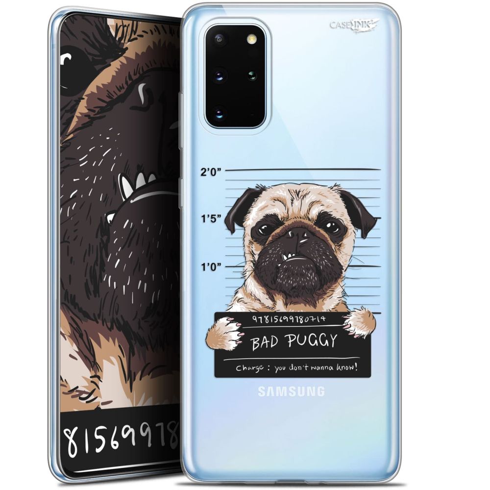 Caseink - Coque arrière Samsung S20+ (6.7 ) Gel HD [ Nouvelle Collection - Souple - Antichoc - Imprimé en France] Beware The Puggy Dog - Coque, étui smartphone