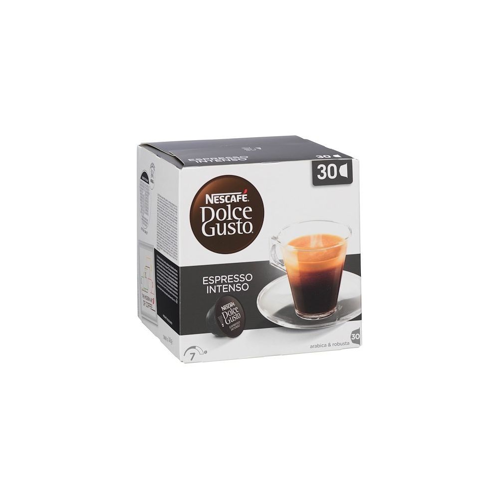 Dolce Gusto - Capsules Dolce Gusto café Espresso Intenso Nescafé - Boîte de 30 - Dosette café
