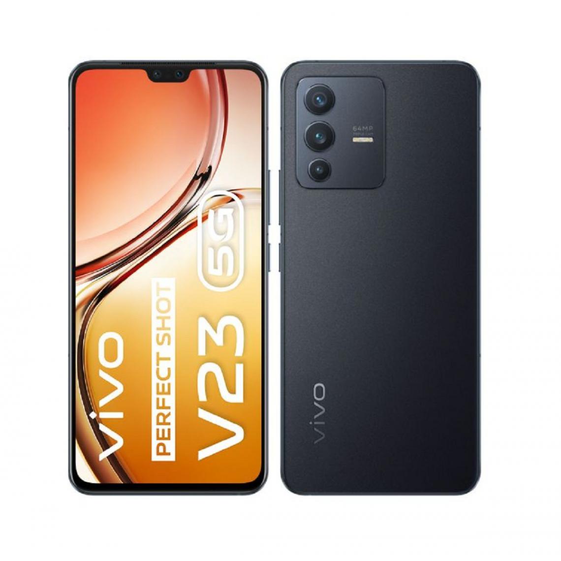 Vivo - V23 - 5G - 256 Go - noir - Smartphone Android