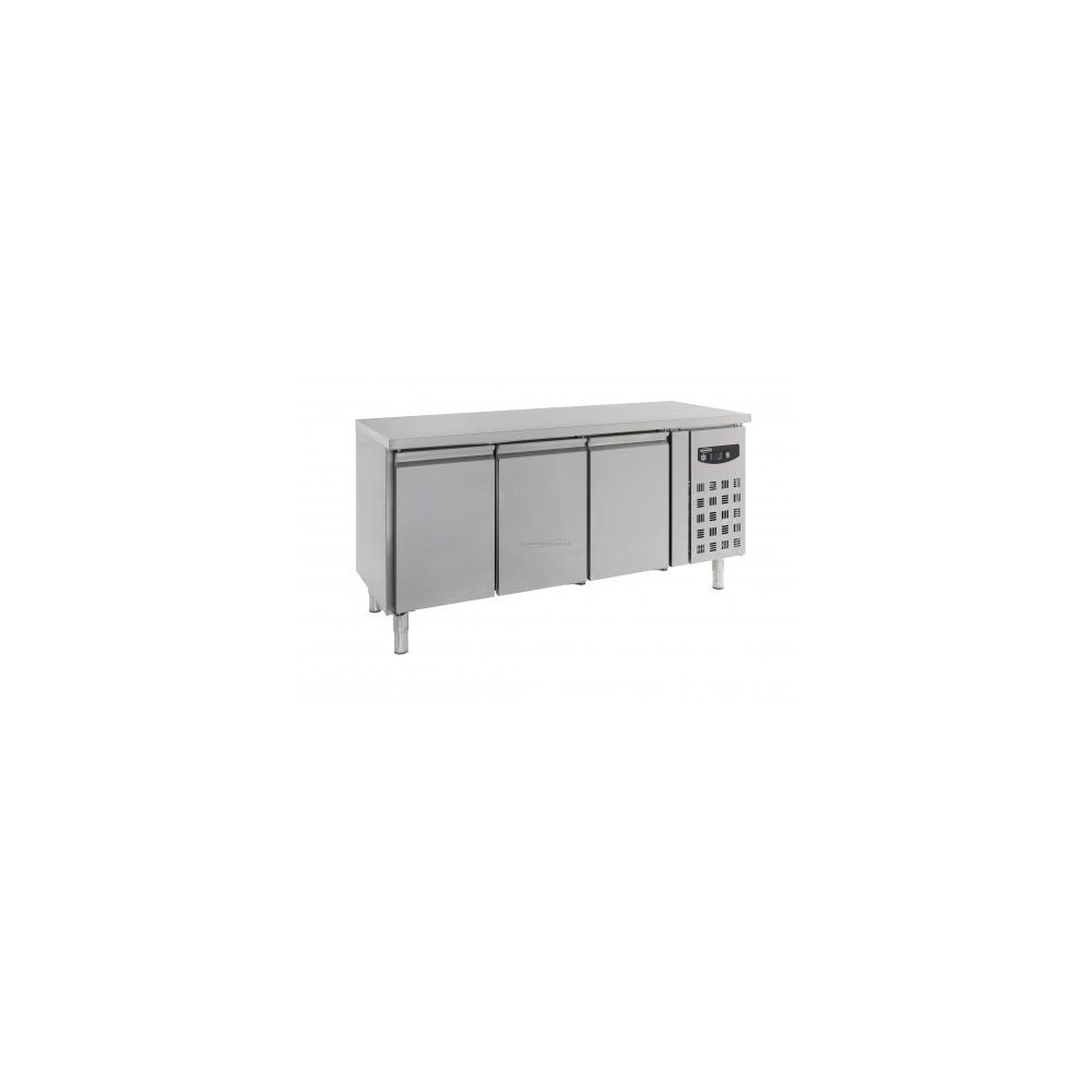 Combisteel - Table réfrigérée négative GN1/1 - 3 portes - Combisteel - R290Rvs Aisi 2013 PortesPleine - Réfrigérateur américain