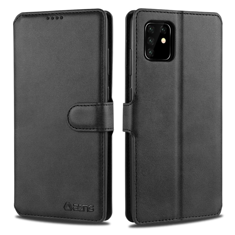 Generic - Etui en PU avec support noir pour votre Samsung Galaxy Note 10 Lite/A81 - Coque, étui smartphone