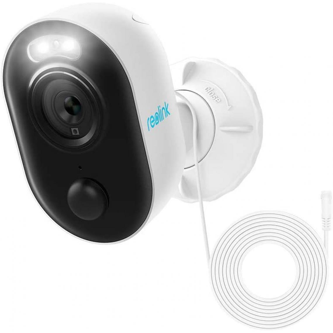 Reolink - Caméra de Surveillance Extérieure - Reolink Lumus - WiFi 1080P avec Projecteur LED Étanche Audio Bidirectionnelle Alerte de Mouvement PIR - Caméra de surveillance connectée