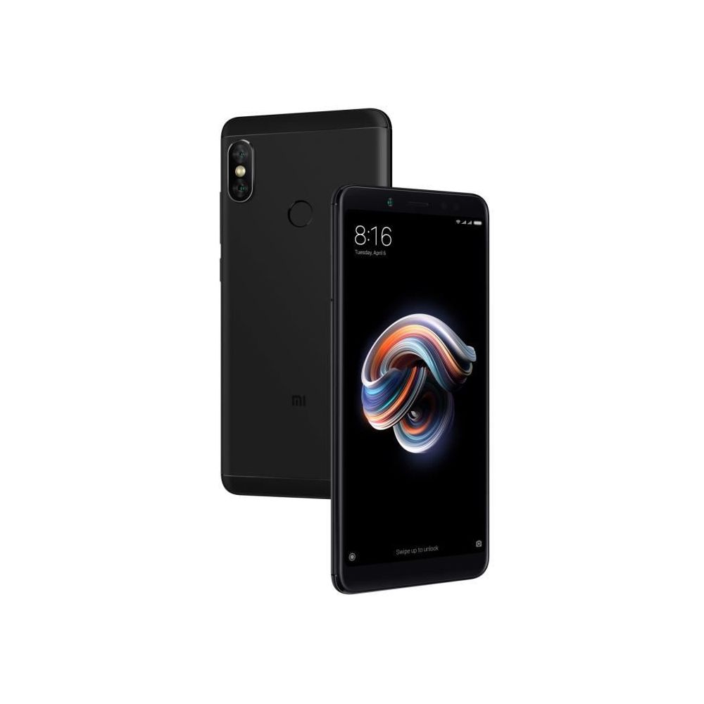 XIAOMI - XIAOMI Redmi Note 5 Noir 64Go - Smartphone Android