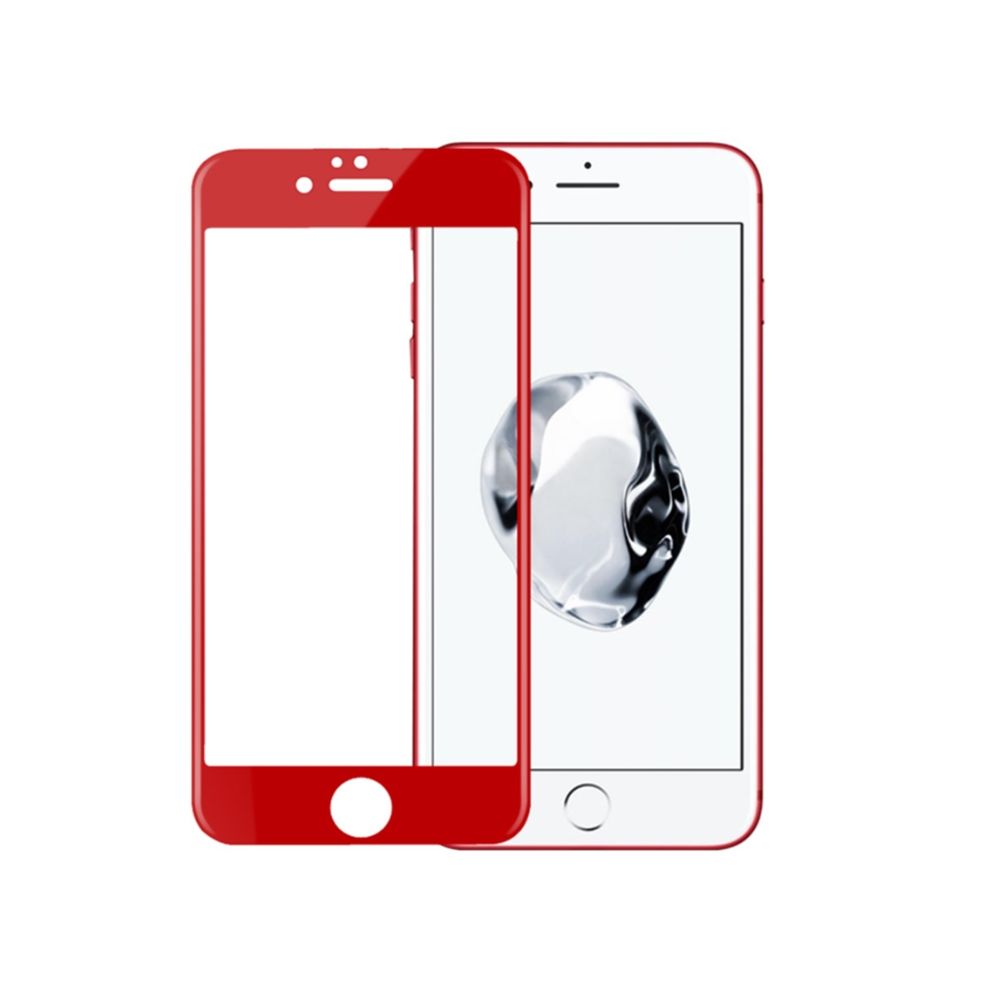 marque generique - YP Select Film protecteur de téléphone portable de film en verre trempé pour Iphone7 ROUGE - Autres accessoires smartphone