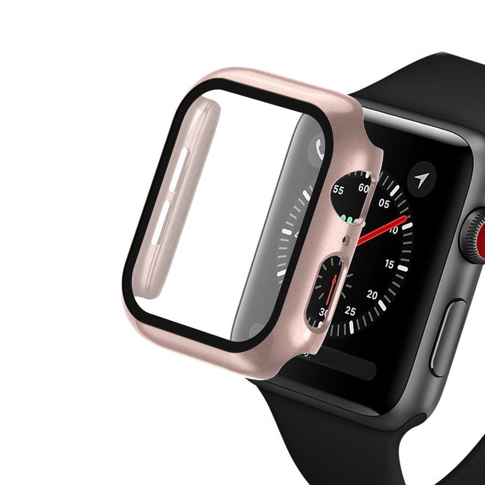 Generic - Coque en TPU cadre de placage rose pour votre Apple Watch Series 4/5 44mm - Accessoires bracelet connecté