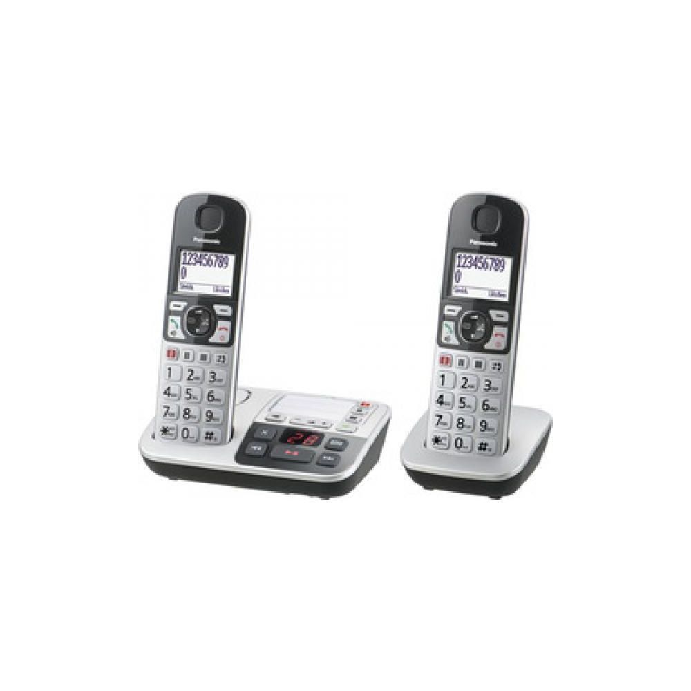 Panasonic - Rasage Electrique - Panasonic KX-TGE522GS silber-schwarz - Téléphone fixe-répondeur
