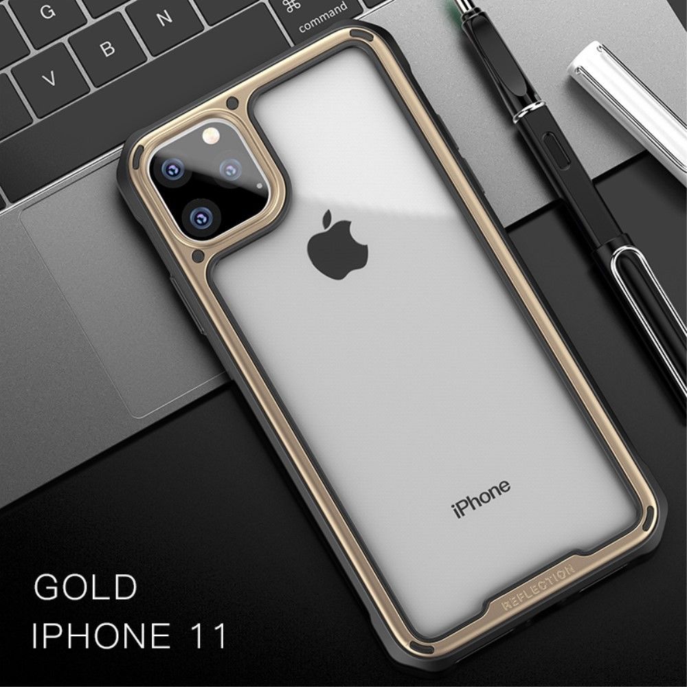 Ipaky - Coque en TPU doré pour votre Apple iPhone 11 Pro Max 6.5 pouces - Coque, étui smartphone