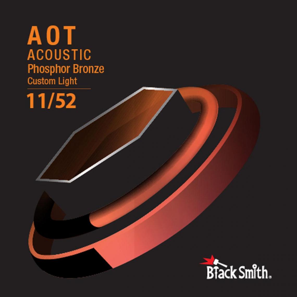 Black Smith - BLACK SMITH AOT-PB1152 - Jeu de cordes acoustique AOT 11-52 - Cordes