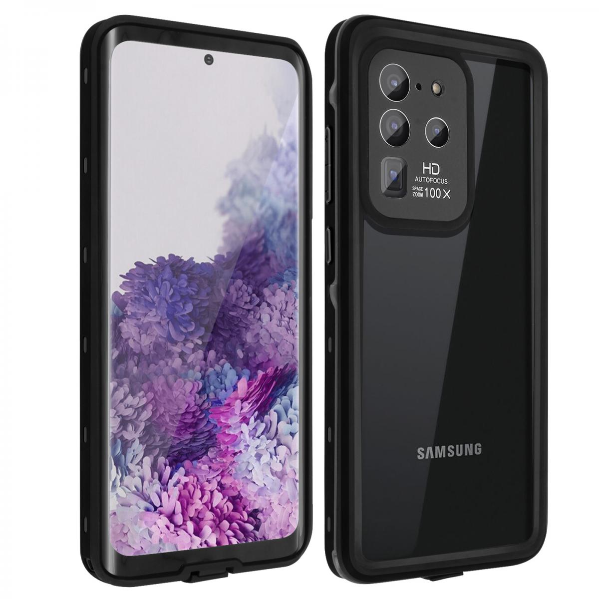Redpepper - Coque Samsung Galaxy S20 Ultra Bi-matière Waterproof Film Écran Redpepper noir - Coque, étui smartphone