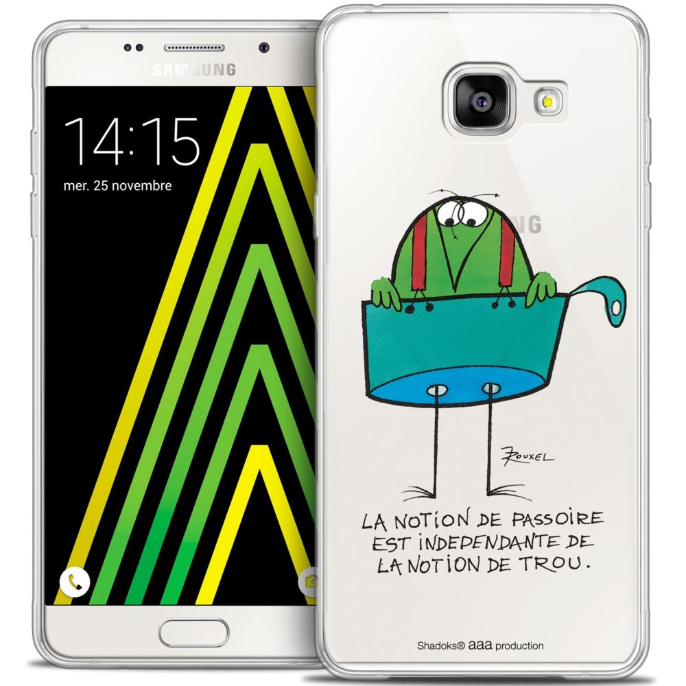 Caseink - Coque Housse Etui Samsung Galaxy A5 2016 (A510) [Crystal HD Collection Les Shadoks ? Design La Passoire - Rigide - Ultra Fin - Imprimé en France] - Coque, étui smartphone
