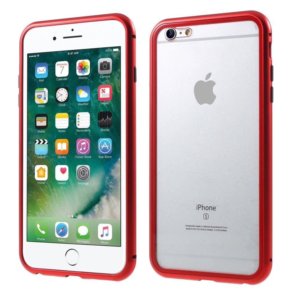 marque generique - Coque en TPU cadre attraction rouge pour votre Apple iPhone 6s Plus/6 Plus - Autres accessoires smartphone