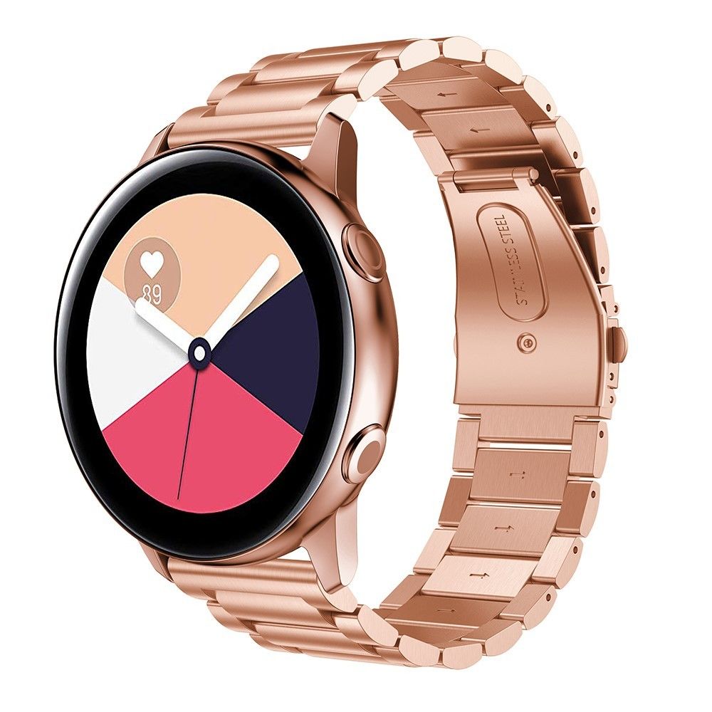 marque generique - Bracelet en TPU or rose pour votre Samsung Galaxy Watch Active SM-R500 - Accessoires bracelet connecté