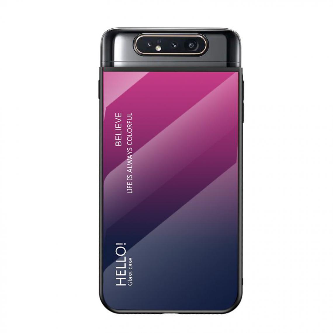 OtterBox - Housse Etui Coque de protection pour Samsung Galaxy A80 Arriere Rigide dégradé [Rose] - Coque, étui smartphone