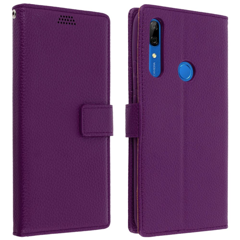 Avizar - Housse Huawei P Smart Z/Y9 Prime 2019/Honor 9X Étui Porte carte Support Violet - Coque, étui smartphone