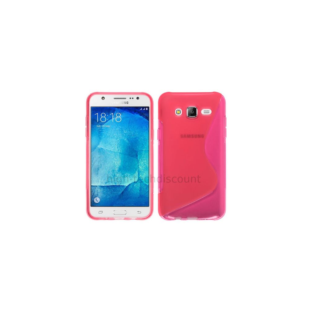 Htdmobiles - Housse etui coque pochette silicone gel fine pour Samsung Galaxy J3 + film ecran - ROSE - Autres accessoires smartphone